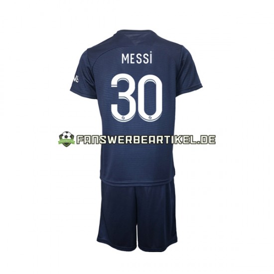 Messi 30 Trikot Paris Saint-Germain Kinder Heimausrüstung 2022-2023 Kurzarm