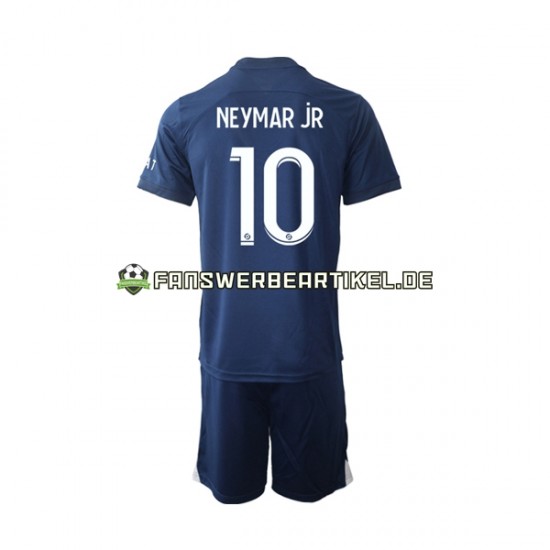 Neymar Jr 10 Trikot Paris Saint-Germain Kinder Heimausrüstung 2022-2023 Kurzarm