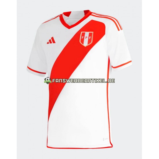 Trikot Peru Herren Heimausrüstung 2023 Kurzarm