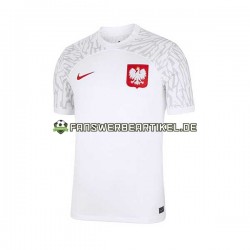 Trikot Polen Herren Heimausrüstung WM 2022 Kurzarm