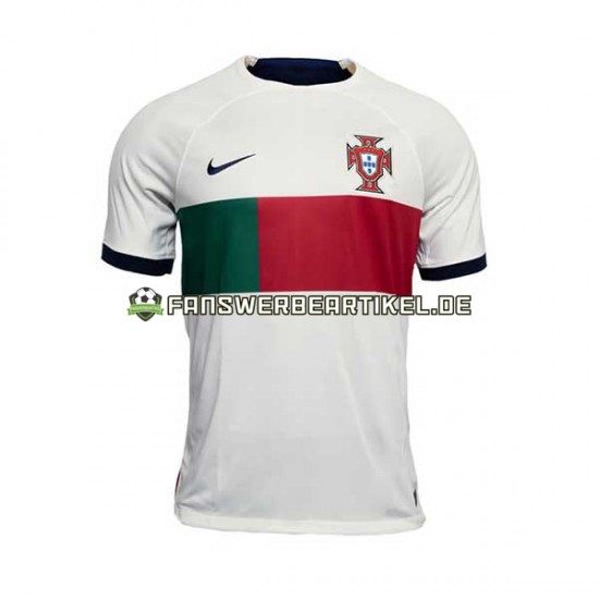 Trikot Portugal Herren Auswärtsausrüstung WM 2022 Kurzarm