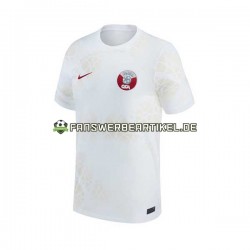 Trikot Katar Herren Auswärtsausrüstung WM 2022 Kurzarm