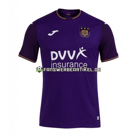 Trikot RSC Anderlecht Herren Heimausrüstung 2021-2022 Kurzarm