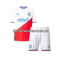 Trikot Rangers Kinder Auswärtsausrüstung 2022-2023 Kurzarm