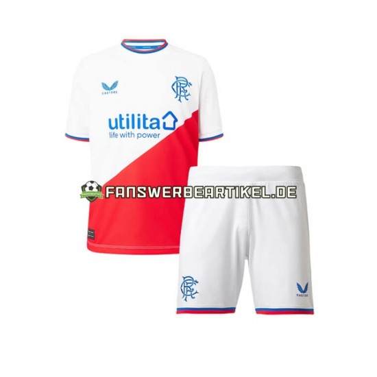 Trikot Rangers Kinder Auswärtsausrüstung 2022-2023 Kurzarm