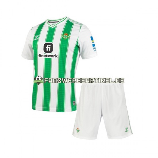 Trikot Real Betis Kinder Heimausrüstung 2023-2024 Kurzarm