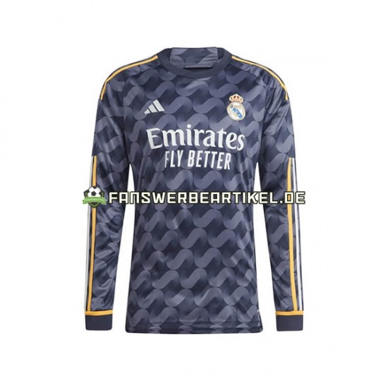 Trikot Real Madrid Herren Auswärtsausrüstung 2023-2024 Langarm