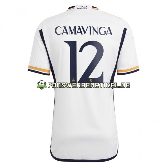 Camavinga 12 Trikot Real Madrid Herren Heimausrüstung 2023-2024 Kurzarm