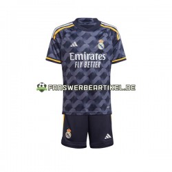 Trikot Real Madrid Kinder Auswärtsausrüstung 2023-2024 Kurzarm