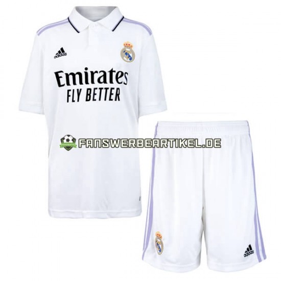 Trikot Real Madrid Kinder Heimausrüstung 2022-2023 Kurzarm