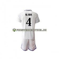 David Alaba 4 Trikot Real Madrid Kinder Heimausrüstung 2022-2023 Kurzarm