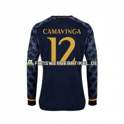EDUARDO CAMAVINGA 12 Trikot Real Madrid Herren Auswärtsausrüstung 2023-2024 Langarm