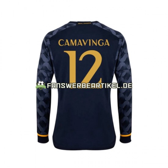 EDUARDO CAMAVINGA 12 Trikot Real Madrid Herren Auswärtsausrüstung 2023-2024 Langarm