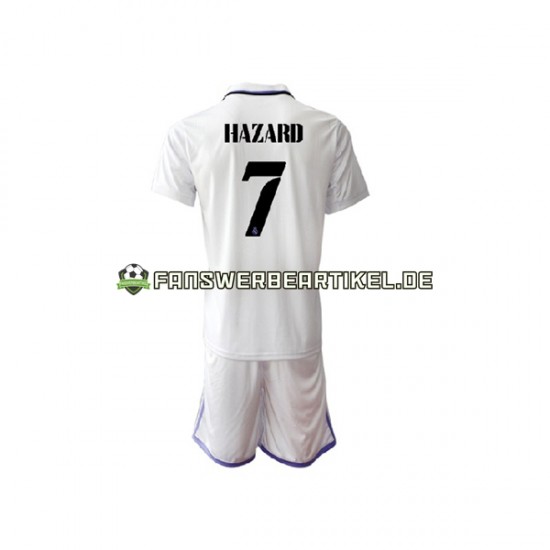 Eden Hazard 7 Trikot Real Madrid Kinder Heimausrüstung 2022-2023 Kurzarm