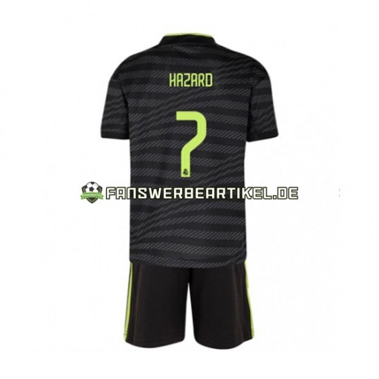 Eden Hazard 7 Trikot Real Madrid Kinder Ausweich ausrüstung 2022-2023 Kurzarm