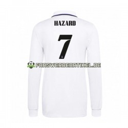 Eden Hazard 7 Trikot Real Madrid Herren Heimausrüstung 2022-2023 Langarm