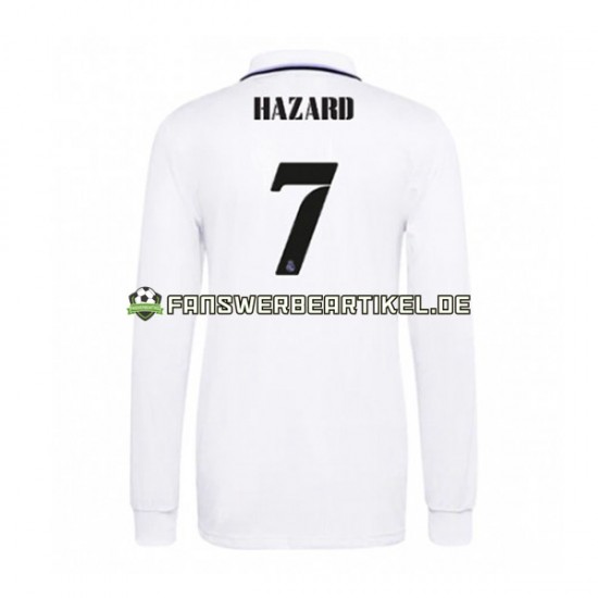 Eden Hazard 7 Trikot Real Madrid Herren Heimausrüstung 2022-2023 Langarm