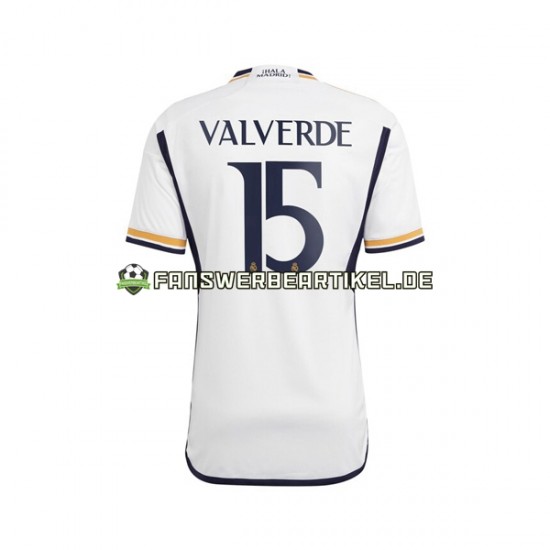 Federico Valverde 15 Trikot Real Madrid Herren Heimausrüstung 2023-2024 Kurzarm