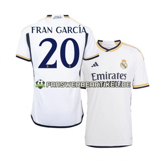 Fran Garcia 20 Trikot Real Madrid Herren Heimausrüstung 2023-2024 Kurzarm