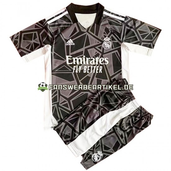 Torwart Trikot Real Madrid Kinder Auswärtsausrüstung 2022-2023 Kurzarm