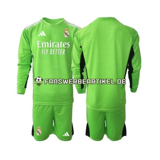 Torwart Trikot Real Madrid Kinder Heimausrüstung 2023-2024 Langarm