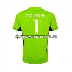 Thibaut Courtois 1 Torwart Trikot Real Madrid Herren Heimausrüstung 2023-2024 Kurzarm