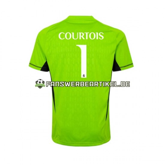 Thibaut Courtois 1 Torwart Trikot Real Madrid Herren Heimausrüstung 2023-2024 Kurzarm