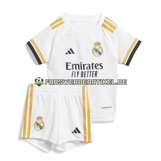 Trikot Real Madrid Kinder Heimausrüstung 2023-2024 Kurzarm