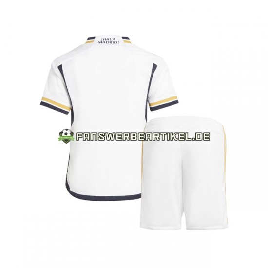 Trikot Real Madrid Kinder Heimausrüstung 2023-2024 Kurzarm