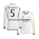 Jude Bellingham 5 Trikot Real Madrid Herren Heimausrüstung 2023-2024 Langarm