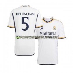 Jude Bellingham 5 Trikot Real Madrid Herren Heimausrüstung 2023-2024 Kurzarm