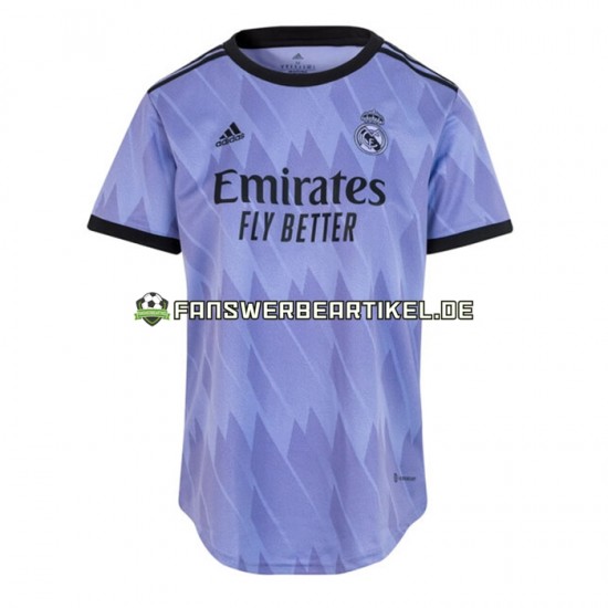 Trikot Real Madrid Dame Auswärtsausrüstung 2022-2023 Kurzarm