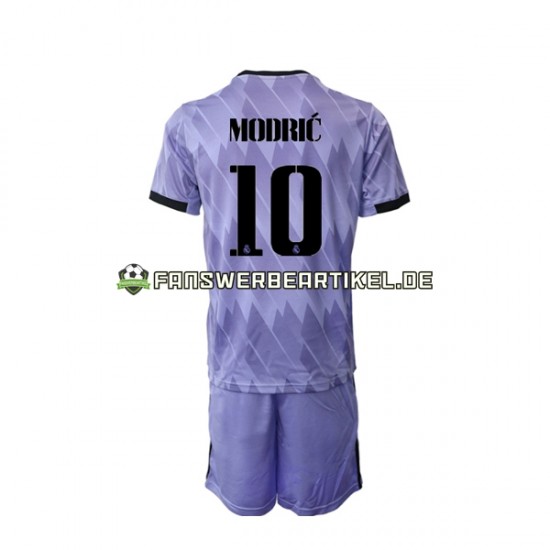 Luka Modric 10 Trikot Real Madrid Kinder Auswärtsausrüstung 2022-2023 Kurzarm