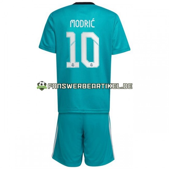 Luka Modric 10 Trikot Real Madrid Kinder Ausweich ausrüstung 2021-2022 Kurzarm