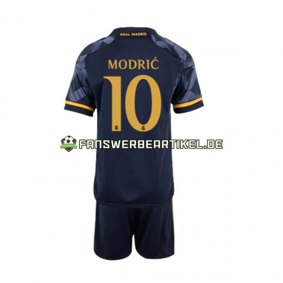 Modric 10 Trikot Real Madrid Kinder Auswärtsausrüstung 2023-2024 Kurzarm