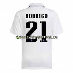 Rodrygo 21 Trikot Real Madrid Herren Heimausrüstung 2022-2023 Kurzarm
