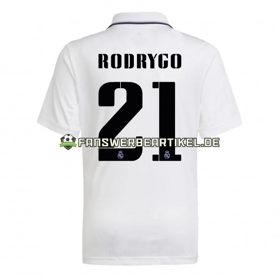 Rodrygo 21 Trikot Real Madrid Herren Heimausrüstung 2022-2023 Kurzarm