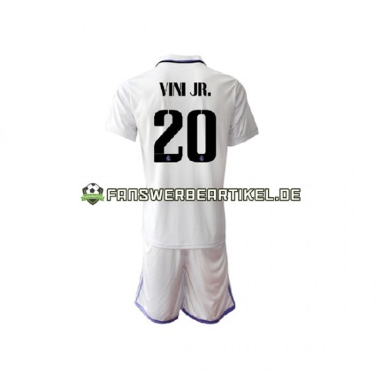 Vinicius Junior 20 Trikot Real Madrid Kinder Heimausrüstung 2022-2023 Kurzarm