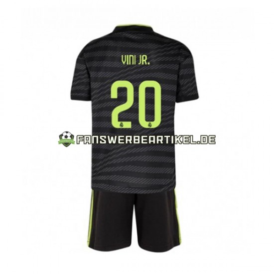 Vinicius Junior 20 Trikot Real Madrid Kinder Ausweich ausrüstung 2022-2023 Kurzarm