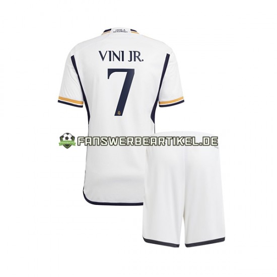 Vinicius Junior 7 Trikot Real Madrid Kinder Heimausrüstung 2023-2024 Kurzarm