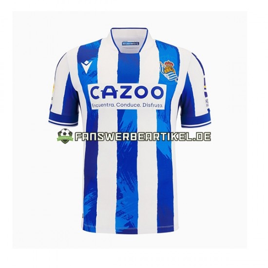 Trikot Real Sociedad Herren Heimausrüstung 2022-2023 Kurzarm