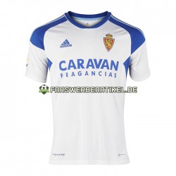 Trikot Real Zaragoza Herren Heimausrüstung 2022-2023 Kurzarm
