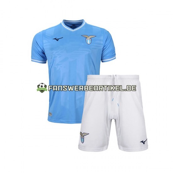 Trikot Lazio Rom Kinder Heimausrüstung 2023-2024 Kurzarm