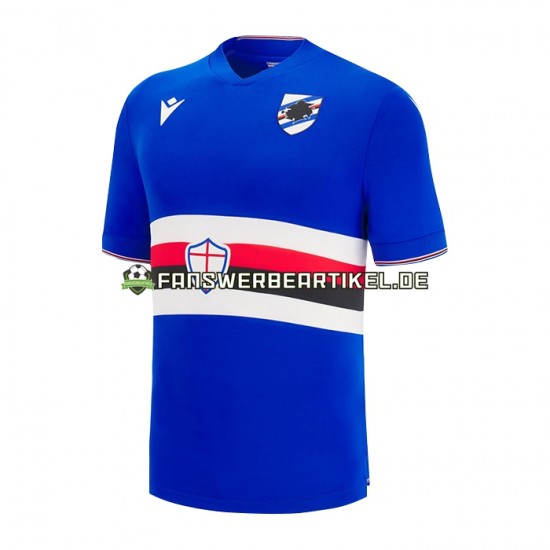 Trikot Sampdoria Genua Herren Heimausrüstung 2022-2023 Kurzarm