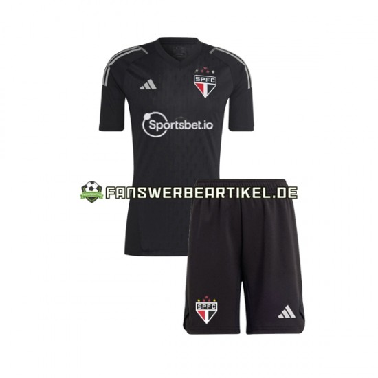 FC Torwart Trikot Sao Paulo Kinder Heimausrüstung 2023-2024 Kurzarm