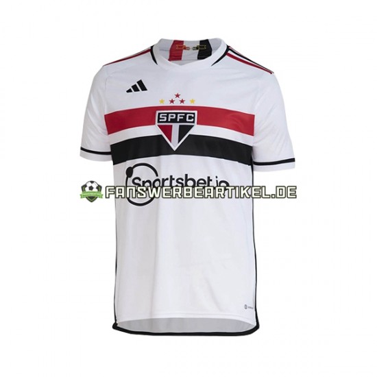 FC Trikot Sao Paulo Herren Heimausrüstung 2023 Kurzarm