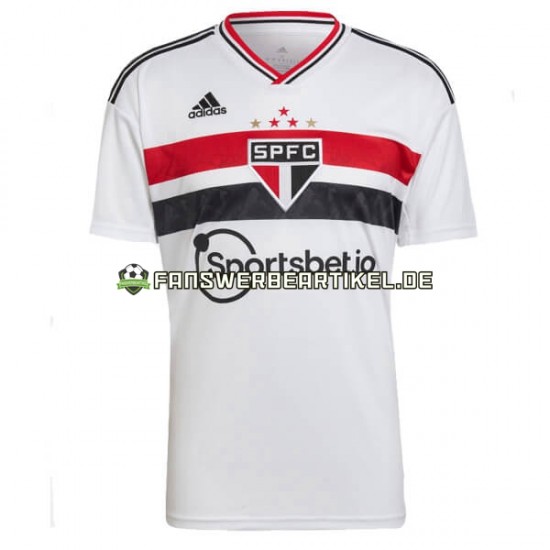 Trikot Sao Paulo Herren Heimausrüstung 2022-2023 Kurzarm