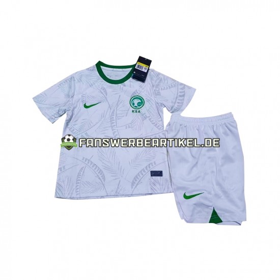 Trikot Saudi-Arabien Kinder Heimausrüstung WM 2022 Kurzarm