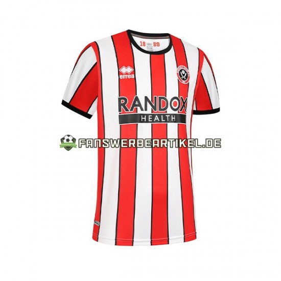 Trikot Sheffield United Herren Heimausrüstung 2022-2023 Kurzarm