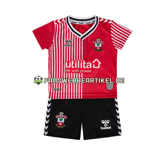 Trikot Southampton Kinder Heimausrüstung 2023-2024 Kurzarm